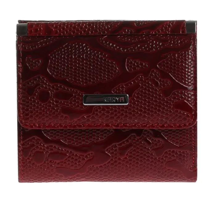 Кошелек женский KARYA 17180 кожаный Красный