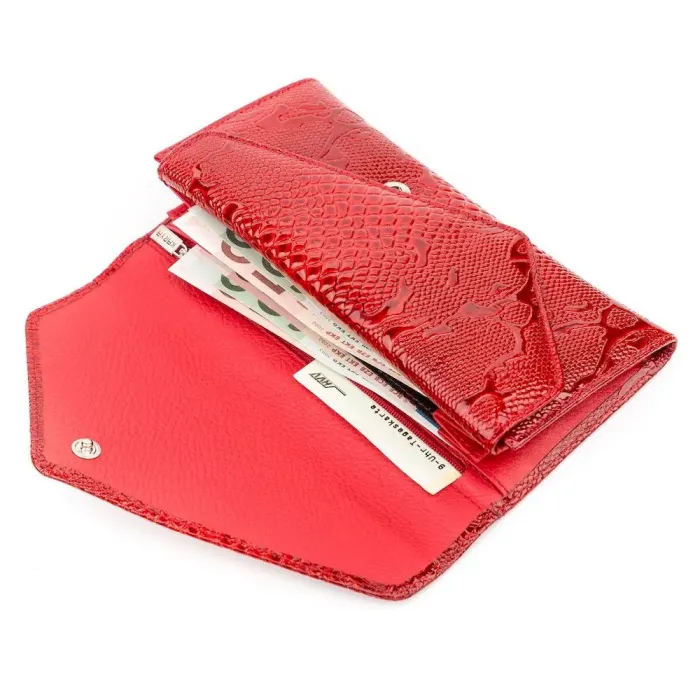 Гаманець жіночий KARYA 17189 шкіряний Червоний