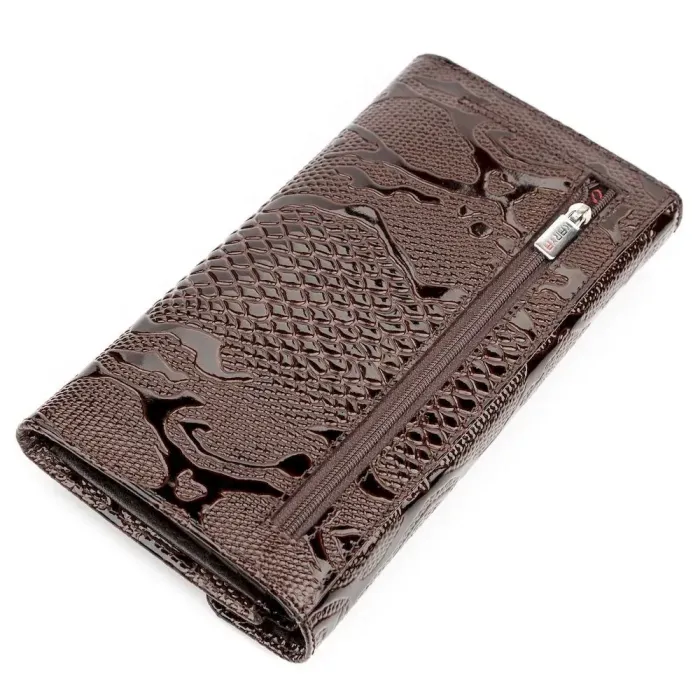 Гаманець жіночий KARYA 17190 шкіряний Коричневий