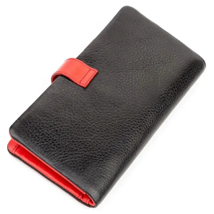 Гаманець жіночий KARYA 17193 шкіряний Чорний