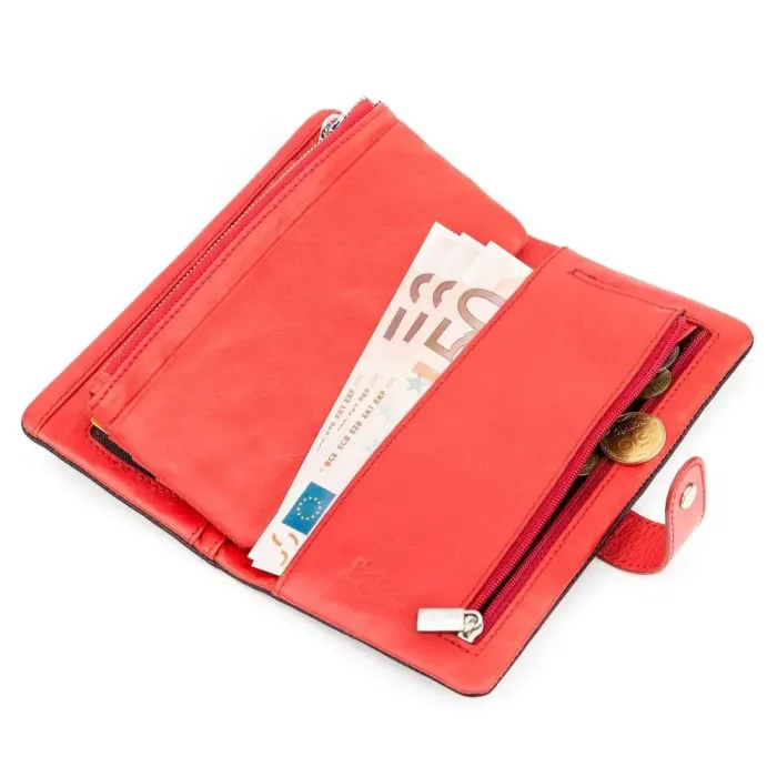 Гаманець жіночий KARYA 17193 шкіряний Чорний