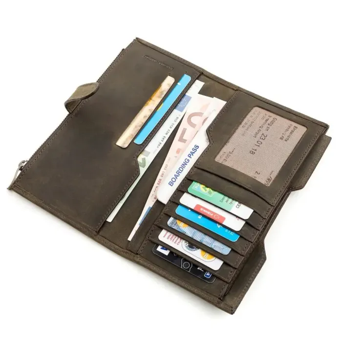 Гаманець чоловічий Tony Bellucci 17210 Шкіряний Болотний