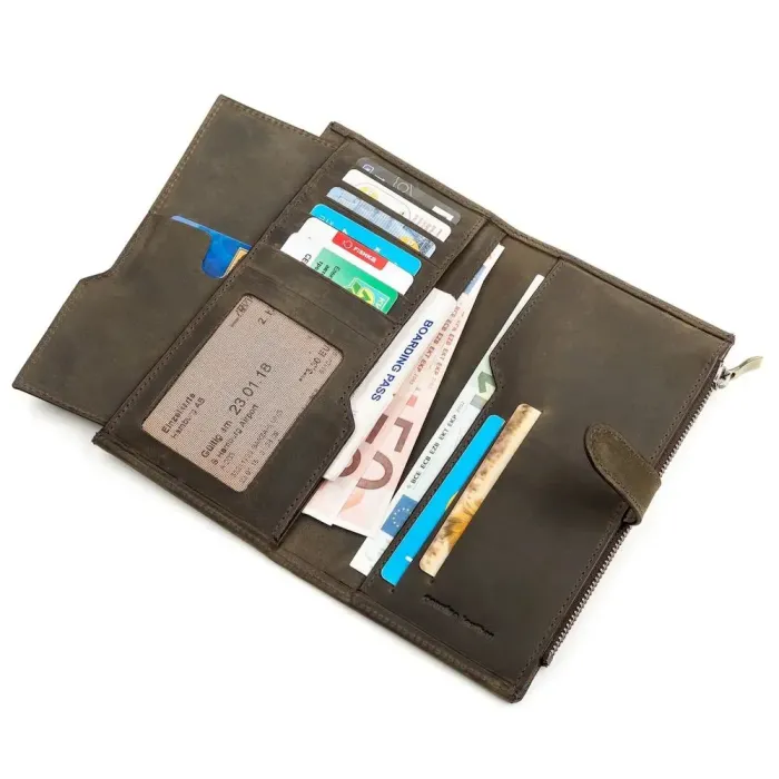 Гаманець чоловічий Tony Bellucci 17210 Шкіряний Болотний