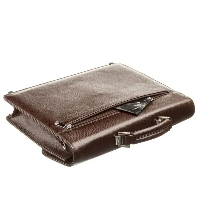 Портфель чоловічий KARYA 17272 шкіряний Коричневий