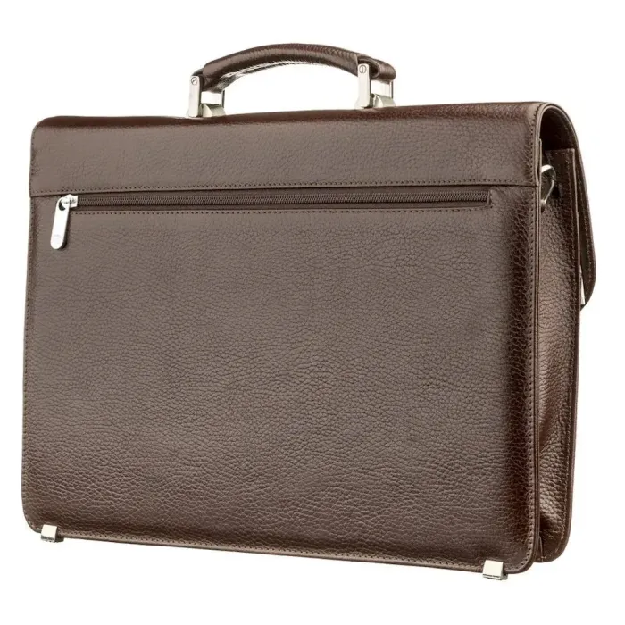 Портфель чоловічий KARYA 17272 шкіряний Коричневий