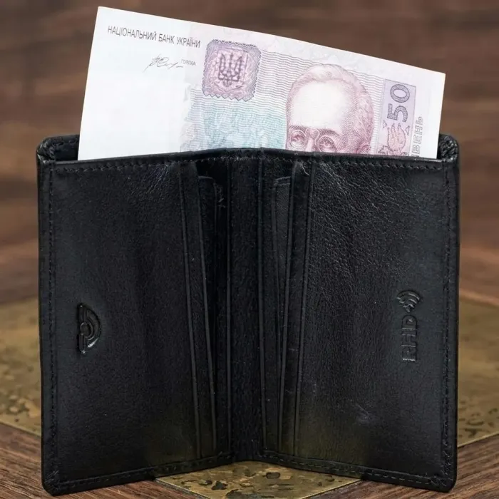 Жіноче портмоне з натуральної шкіри Tony Perotti Newcontatto 3549+rfid nero (90328) Чорне