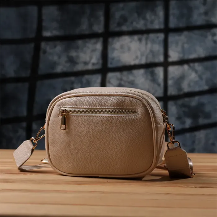 Елегантна жіноча сумка на кожен день з натуральної шкіри Vintage 22904 Білий