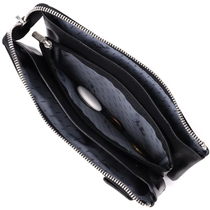 Оригінальний жіночий гаманець з натуральної шкіри Tony Perotti 20903_1 (2651 nero) Чорний