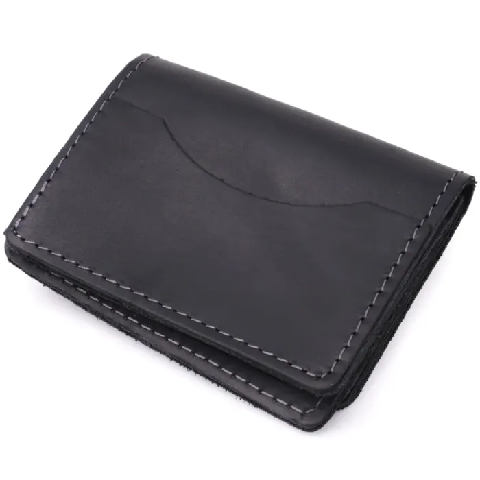 Чудова обкладинка на автодокументи у вінтажній шкірі GRANDE PELLE 22872 Чорний