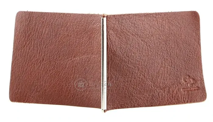 Затискач для грошей GRANDE PELLE 00226 Коричневий