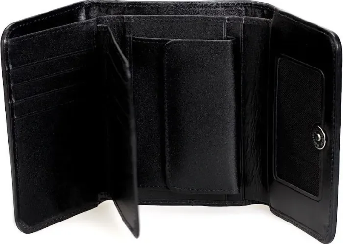 Кошелек женский STINGRAY LEATHER 18038 из натуральной кожи морского ската Черный