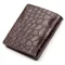 Портмоне CROCODILE LEATHER 18051 з натуральної шкіри крокодила Коричневе