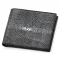 Портмоне чоловіче STINGRAY LEATHER 18062 із натуральної шкіри морського ската Чорне