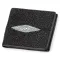 Портмоне чоловіче STINGRAY LEATHER 18063 із натуральної шкіри морського ската Чорне