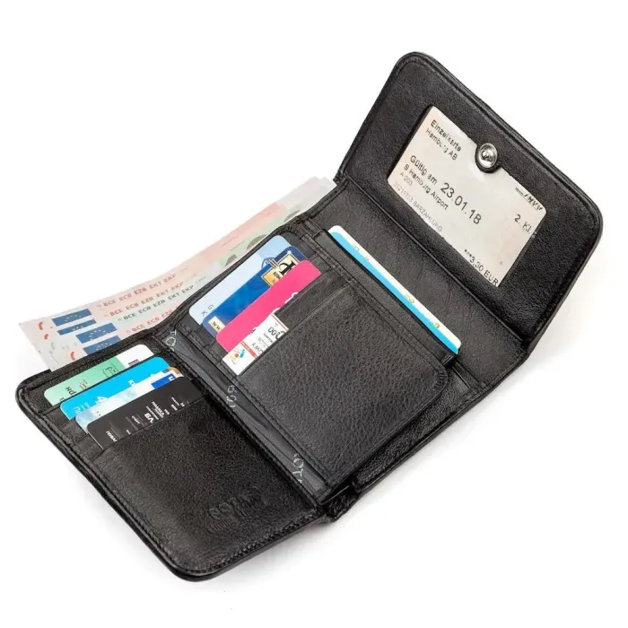 Гаманець жіночий STINGRAY LEATHER 18075 із натуральної шкіри морського ската Різнокольоровий