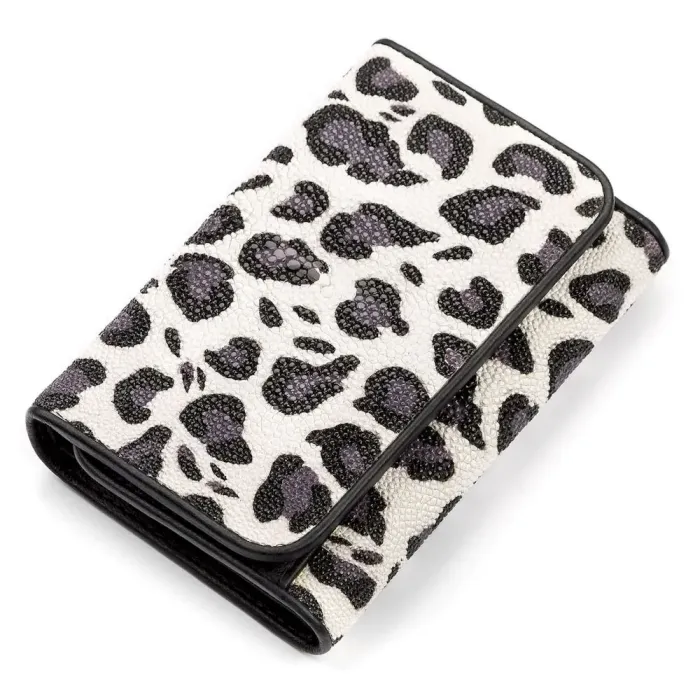 Гаманець жіночий STINGRAY LEATHER 18078 із натуральної шкіри морського ската Різнокольоровий