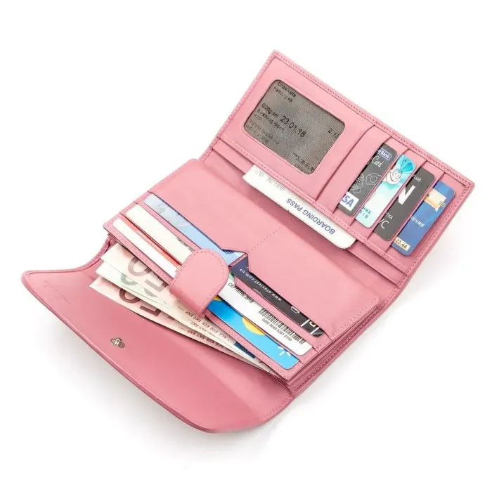 Гаманець жіночий STINGRAY LEATHER 18082 із натуральної шкіри морського ската Різнокольоровий