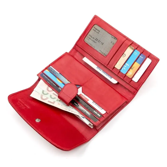 Гаманець жіночий STINGRAY LEATHER 18084 із натуральної шкіри морського ската Різнокольоровий