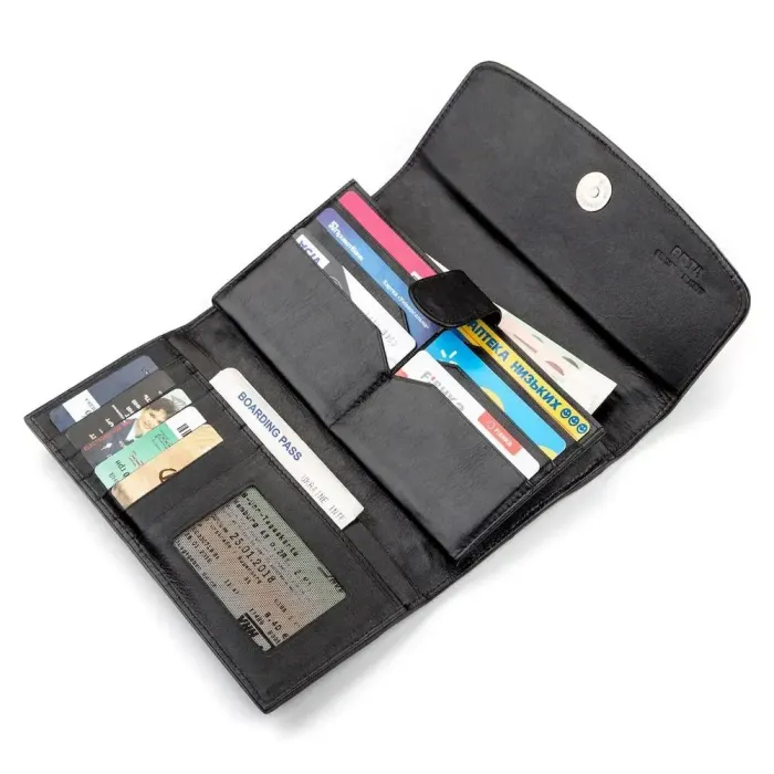 Гаманець жіночий STINGRAY LEATHER 18085 із натуральної шкіри морського ската Різнокольоровий