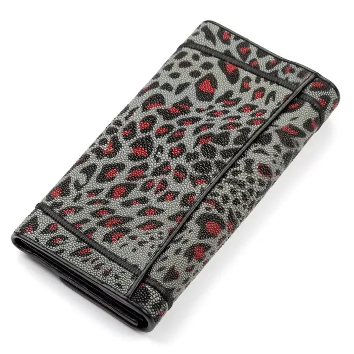 Гаманець жіночий STINGRAY LEATHER 18085 із натуральної шкіри морського ската Різнокольоровий