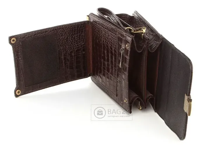 Барсетка SHVIGEL 00372 Коричнева