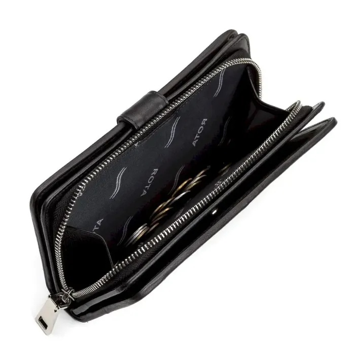 Гаманець клатч STINGRAY LEATHER 18107 із натуральної шкіри морського ската Чорний