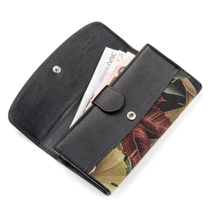 Гаманець жіночий STINGRAY LEATHER 18108 із натуральної шкіри морського ската Різнокольоровий