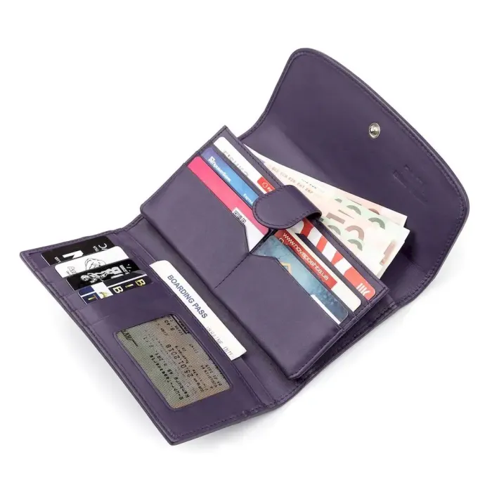 Гаманець жіночий STINGRAY LEATHER 18109 із натуральної шкіри морського ската Різнокольоровий