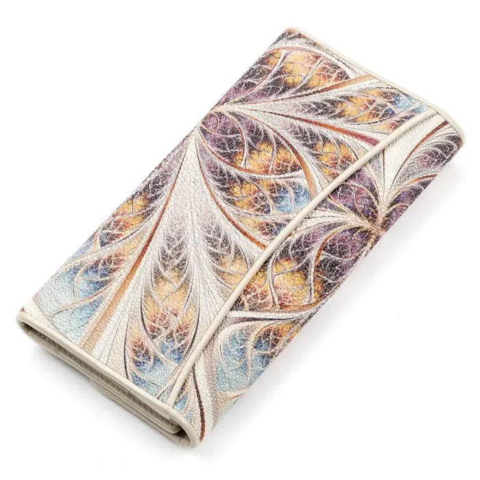 Гаманець жіночий STINGRAY LEATHER 18110 із натуральної шкіри морського ската Різнокольоровий