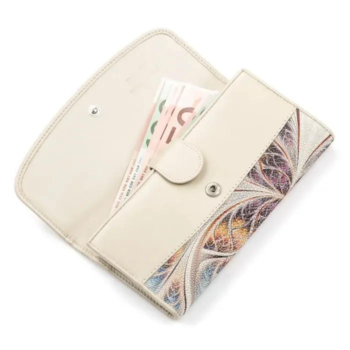 Гаманець жіночий STINGRAY LEATHER 18110 із натуральної шкіри морського ската Різнокольоровий