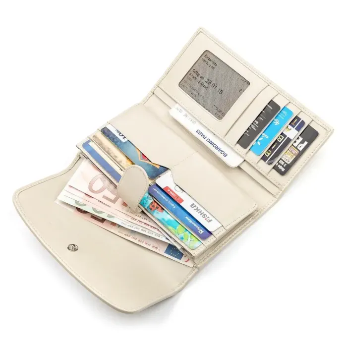 Гаманець жіночий STINGRAY LEATHER 18110 із натуральної шкіри морського ската Різнокольоровий