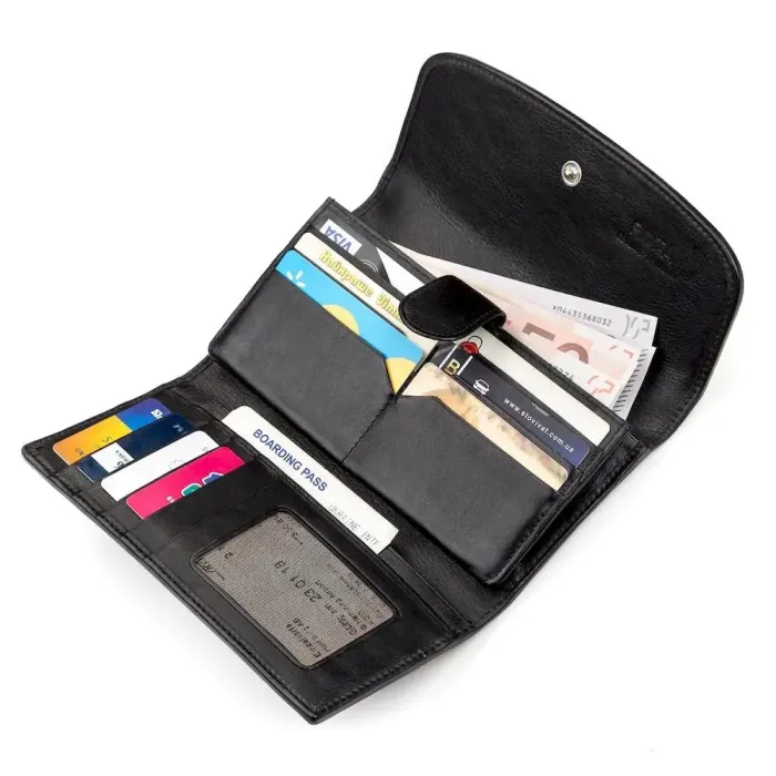 Гаманець жіночий STINGRAY LEATHER 18111 із натуральної шкіри морського ската Різнокольоровий