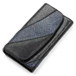 Гаманець жіночий STINGRAY LEATHER 18119 із натуральної шкіри морського ската Чорний