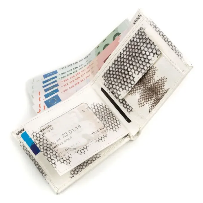 Гаманець SEA SNAKE LEATHER 18143 із натуральної шкіри морської змії Білий