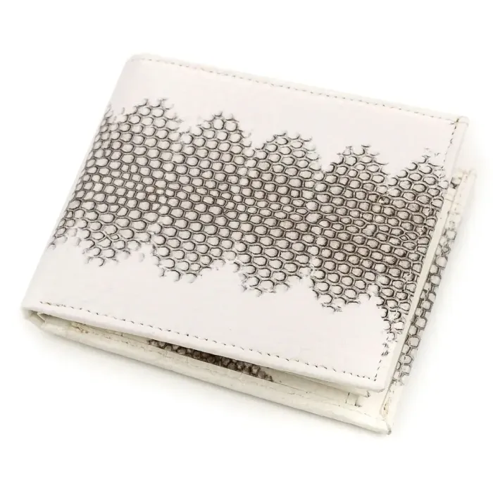 Гаманець SEA SNAKE LEATHER 18143 із натуральної шкіри морської змії Білий