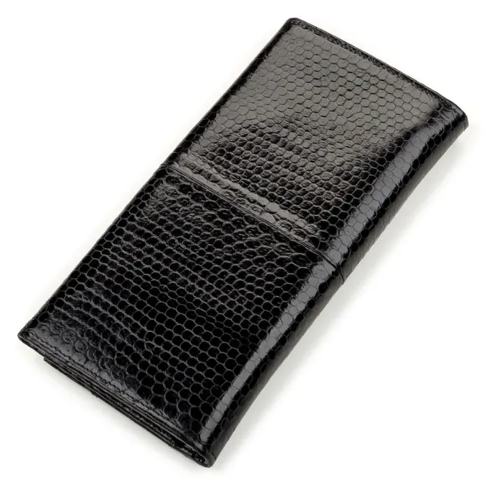 Гаманець жіночий SEA SNAKE LEATHER 18146 із натуральної шкіри морської змії Чорний