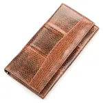 Гаманець жіночий SEA SNAKE LEATHER 18147 із натуральної шкіри морської змії Коричневий