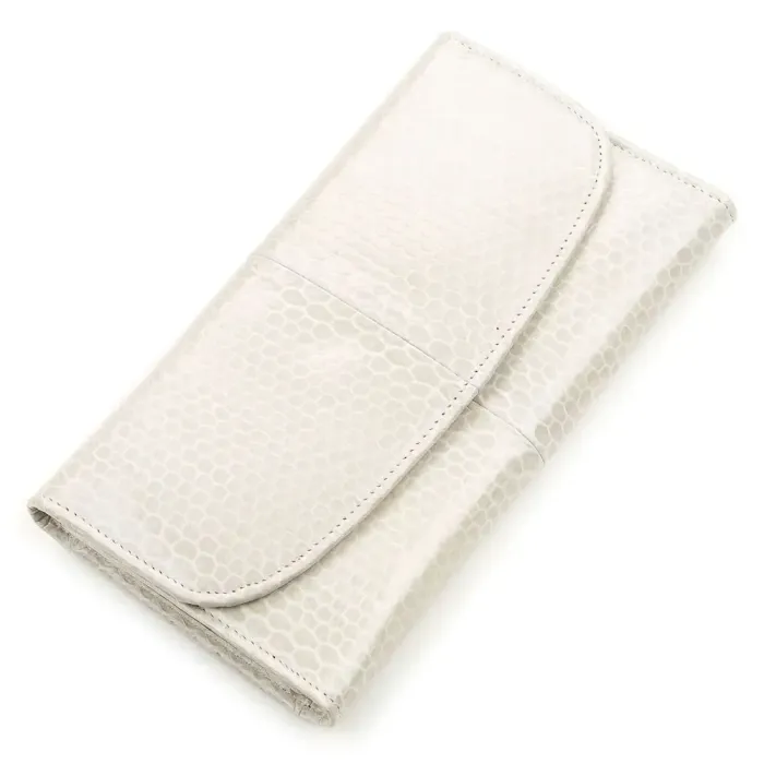 Гаманець жіночий SEA SNAKE LEATHER 18152 із натуральної шкіри морської змії Білий