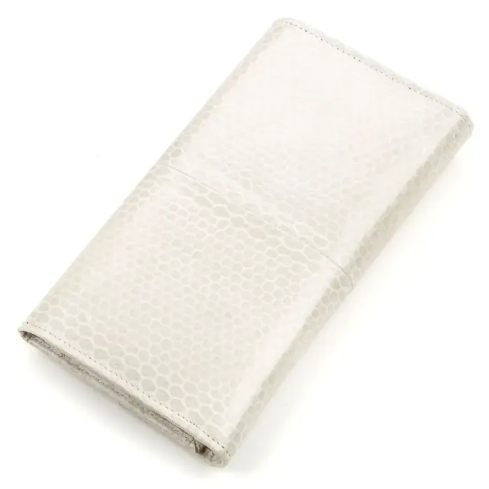 Гаманець жіночий SEA SNAKE LEATHER 18152 із натуральної шкіри морської змії Білий
