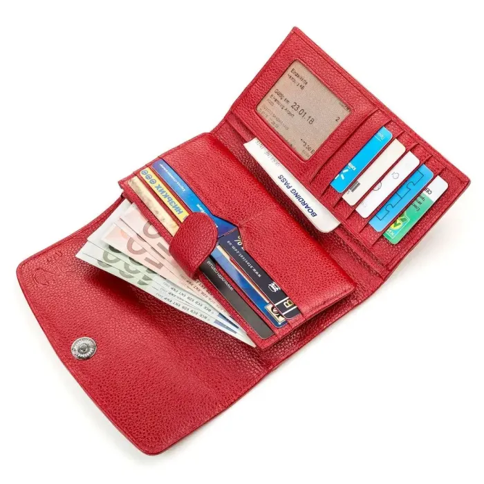 Гаманець жіночий STINGRAY LEATHER 18156 із натуральної шкіри морського ската Різнокольоровий