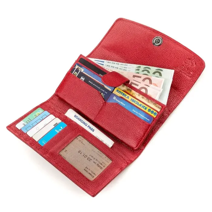 Гаманець жіночий STINGRAY LEATHER 18156 із натуральної шкіри морського ската Різнокольоровий