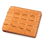 Гаманець CROCODILE LEATHER 18163 із натуральної шкіри крокодила Коричневий