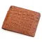 Гаманець CROCODILE LEATHER 18164 з натуральної шкіри крокодила Коричневий
