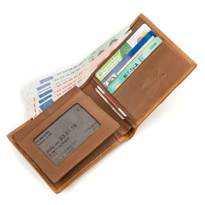 Гаманець CROCODILE LEATHER 18165 із натуральної шкіри крокодила Коричневий