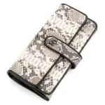 Гаманець жіночий SNAKE LEATHER 18179 з натуральної шкіри пітона Різнокольоровий