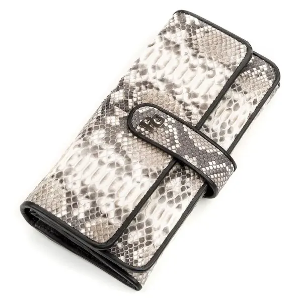 Гаманець жіночий SNAKE LEATHER 18179 з натуральної шкіри пітона Різнокольоровий