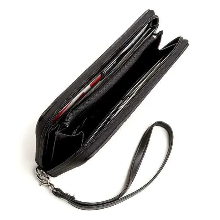 Жіночий клатч SNAKE LEATHER 18183 з натуральної шкіри пітона Коричневий