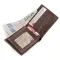 Портмоне CROCODILE LEATHER 18187 з натуральної шкіри крокодила Коричневе