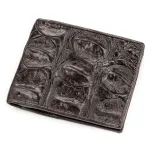 Портмоне CROCODILE LEATHER 18188 з натуральної шкіри крокодила Коричневе