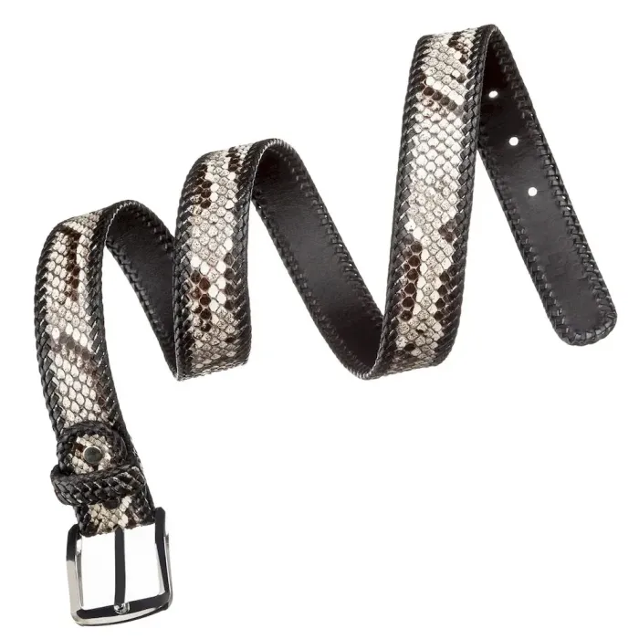 Ремінь SNAKE LEATHER 18192 з натуральної шкіри пітона Різнокольоровий